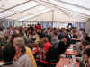 Das Zelt war gut besucht